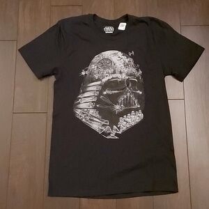 Star Wars Darth Vader Star Ship Collage T-Shirt